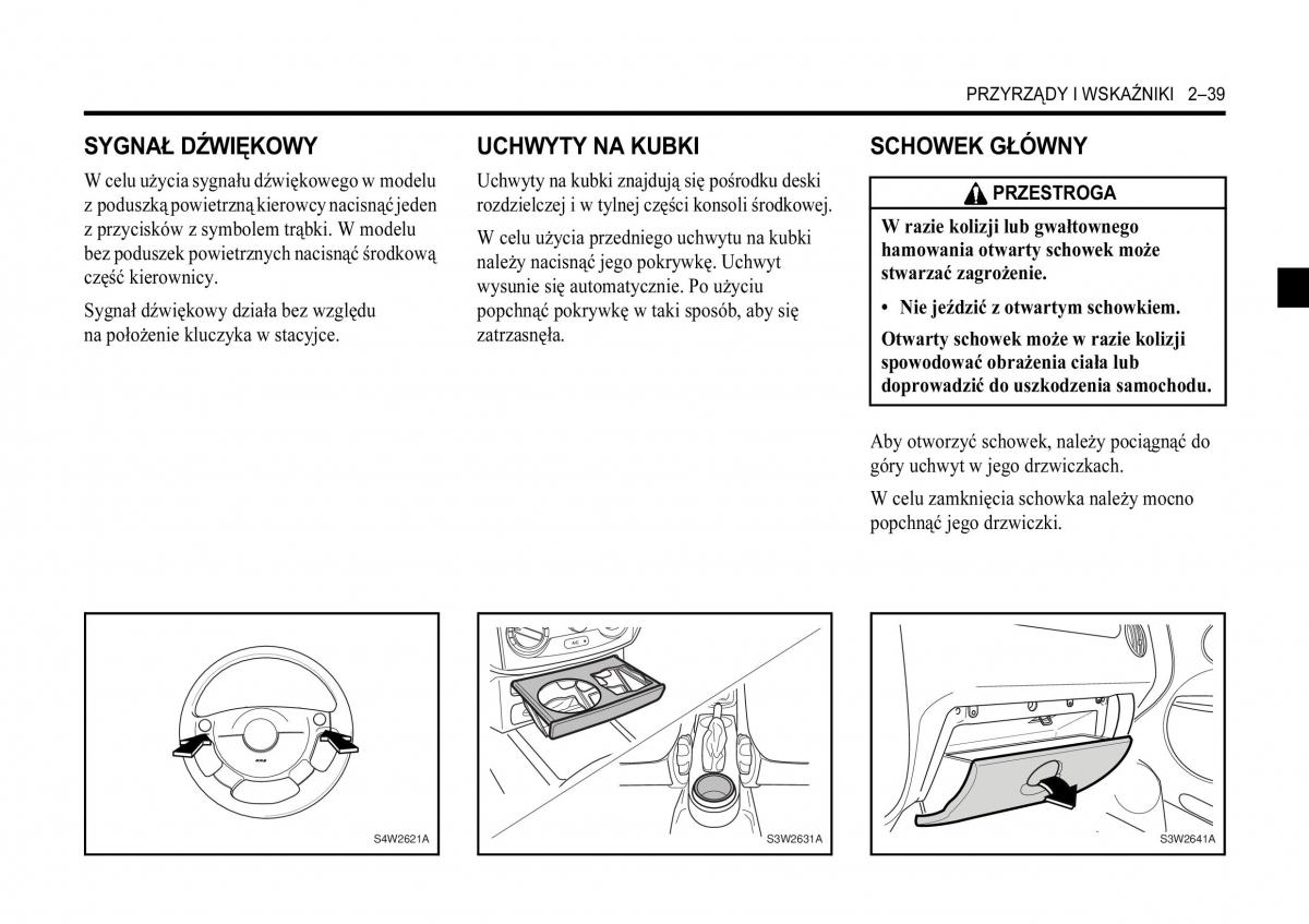 Chevrolet Aveo I 1 instrukcja obslugi / page 75