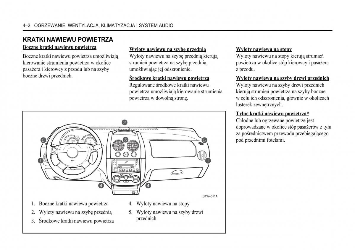 Chevrolet Aveo I 1 instrukcja obslugi / page 110