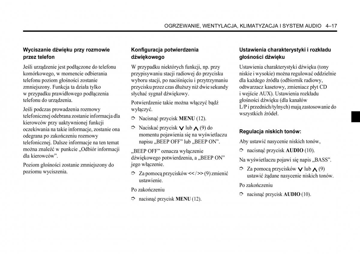 Chevrolet Aveo I 1 instrukcja obslugi / page 125