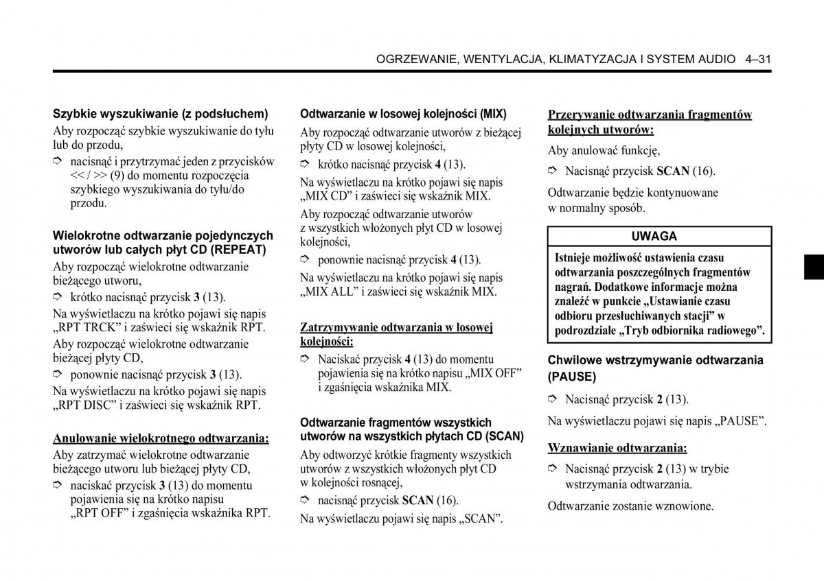 Chevrolet Aveo I 1 instrukcja obslugi / page 139