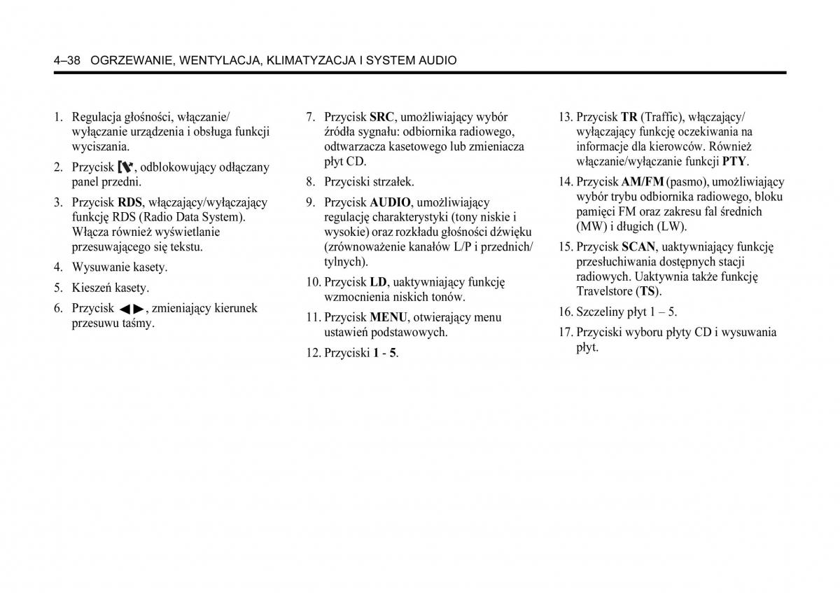 Chevrolet Aveo I 1 instrukcja obslugi / page 146