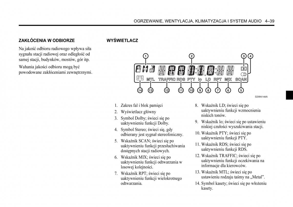 Chevrolet Aveo I 1 instrukcja obslugi / page 147