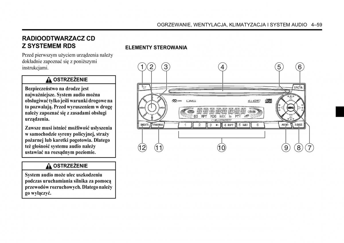 Chevrolet Aveo I 1 instrukcja obslugi / page 167