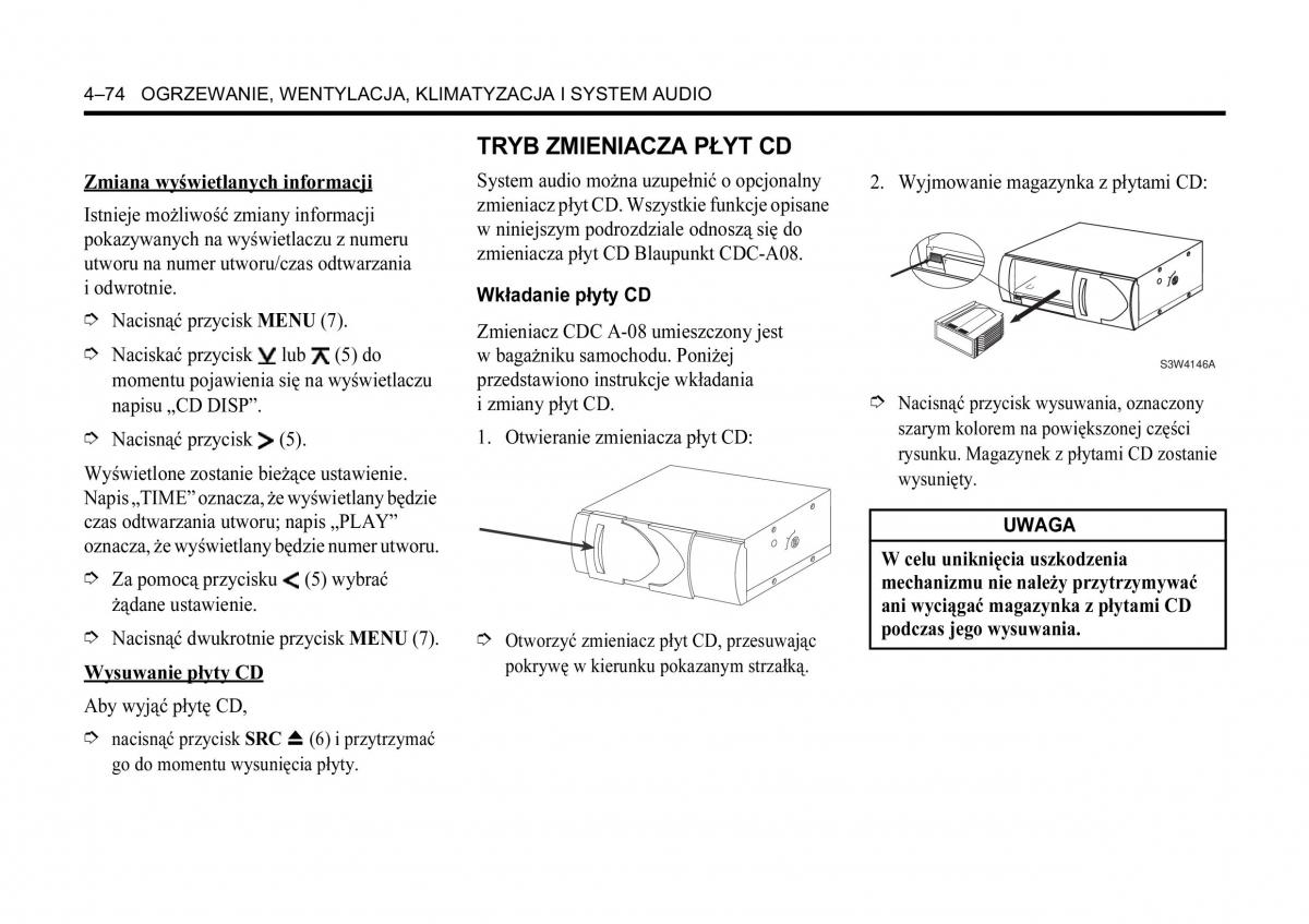 Chevrolet Aveo I 1 instrukcja obslugi / page 182