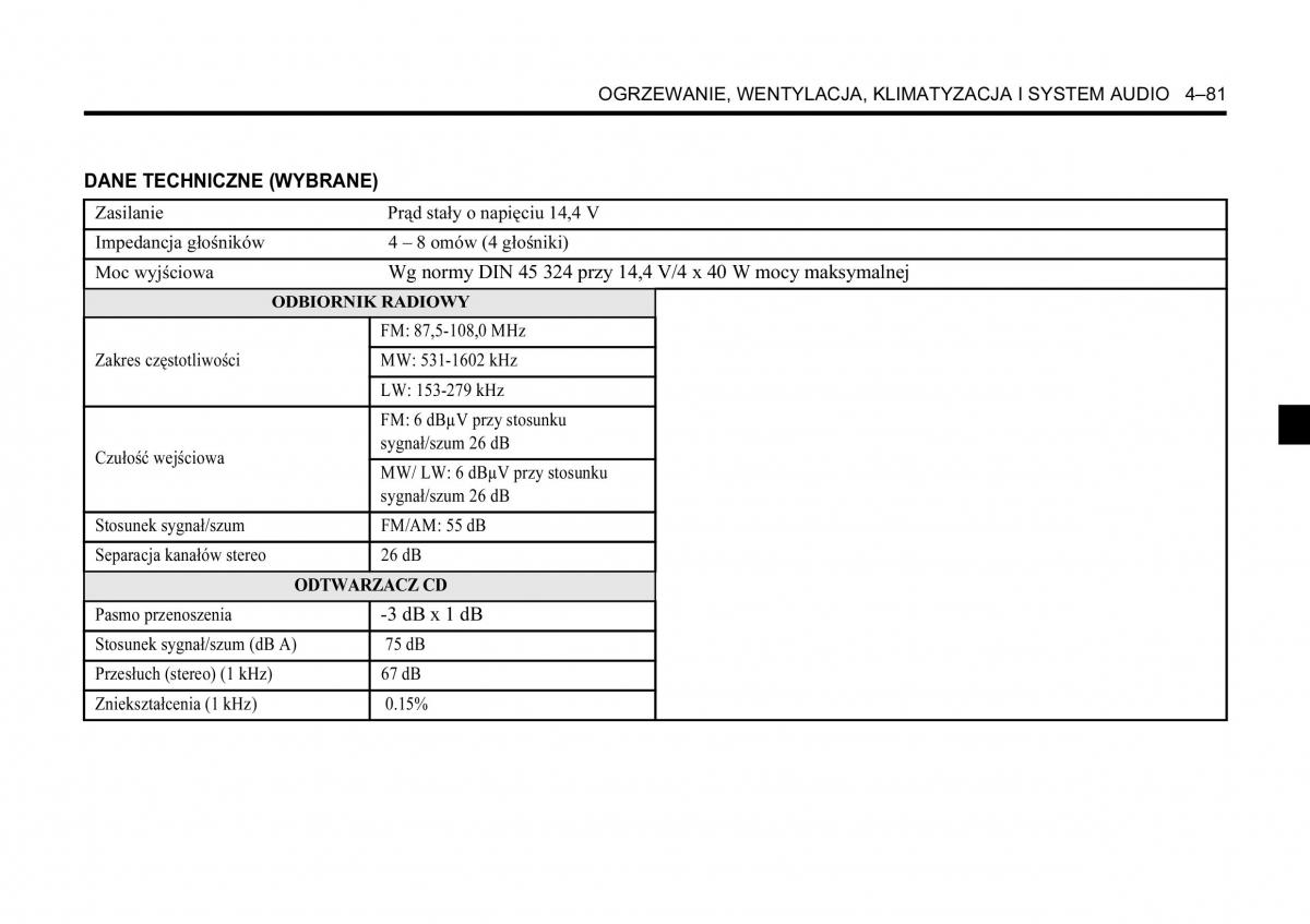 Chevrolet Aveo I 1 instrukcja obslugi / page 189