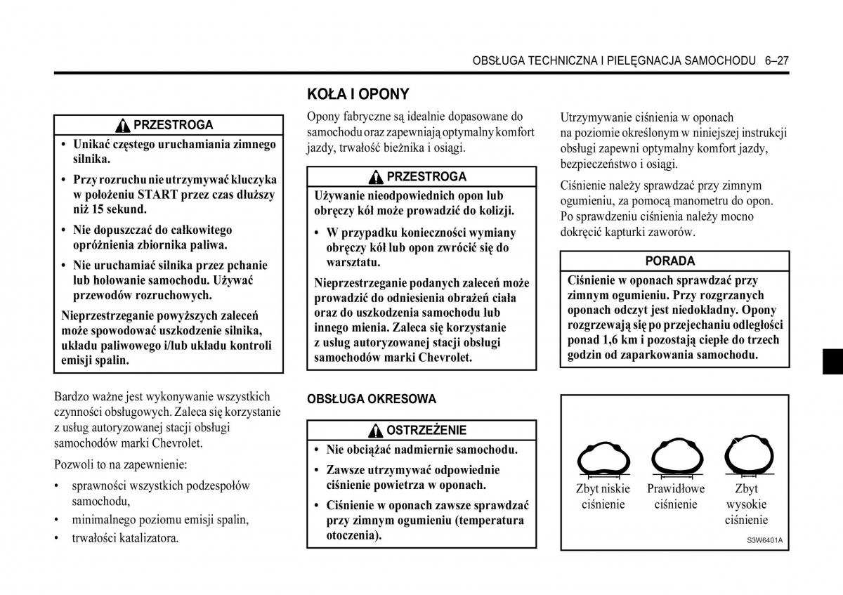 Chevrolet Aveo I 1 instrukcja obslugi / page 229