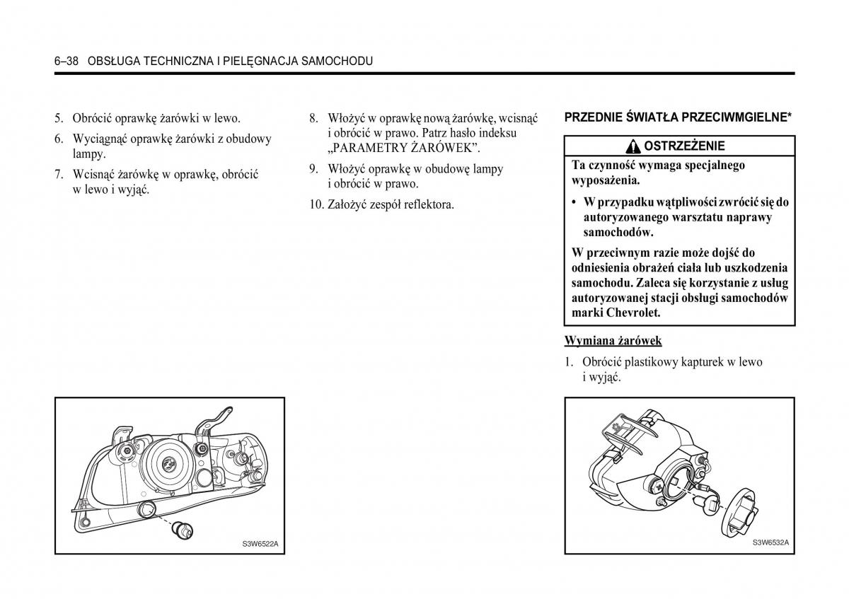 Chevrolet Aveo I 1 instrukcja obslugi / page 240