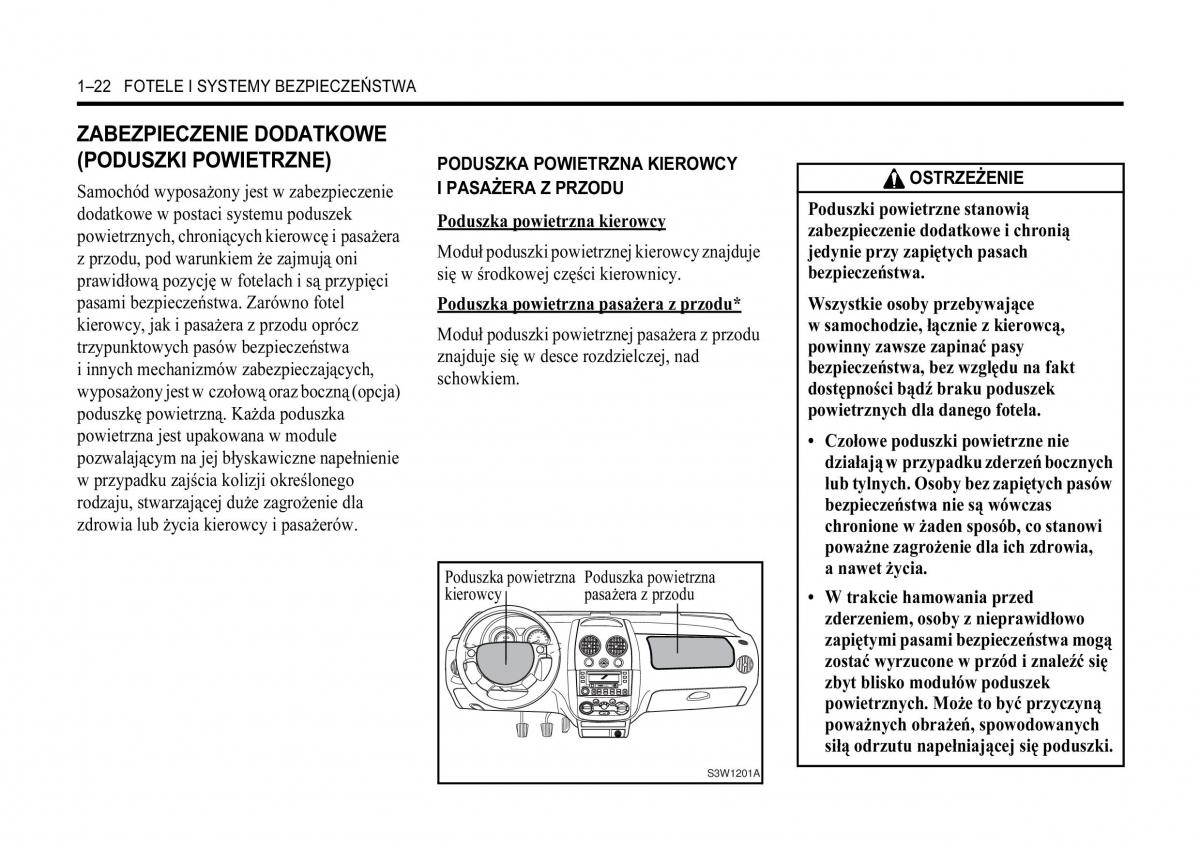 Chevrolet Aveo I 1 instrukcja obslugi / page 28