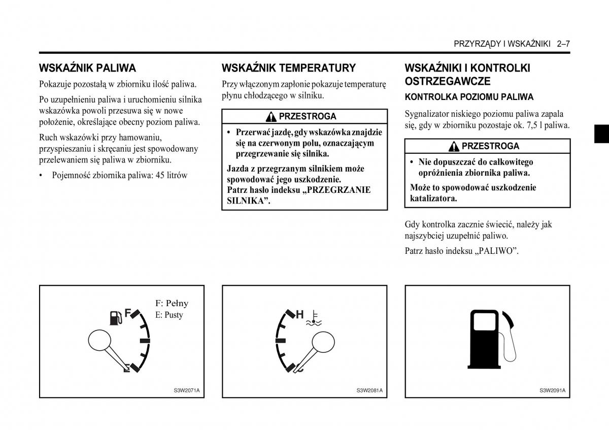 Chevrolet Aveo I 1 instrukcja obslugi / page 43