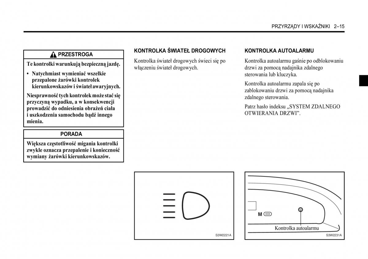 Chevrolet Aveo I 1 instrukcja obslugi / page 51