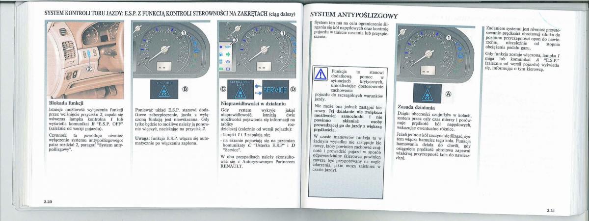 Renault Laguna II 2 instrukcja obslugi / page 61