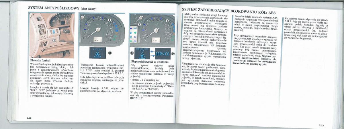 Renault Laguna II 2 instrukcja obslugi / page 62