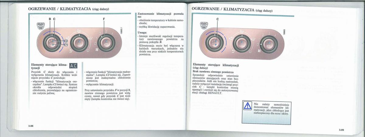 Renault Laguna II 2 instrukcja obslugi / page 73