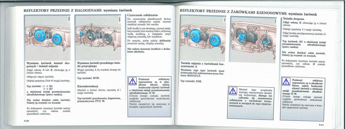 Renault Laguna II 2 instrukcja obslugi / page 102