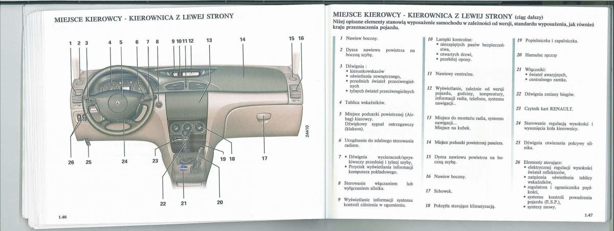 Renault Laguna II 2 instrukcja obslugi / page 28