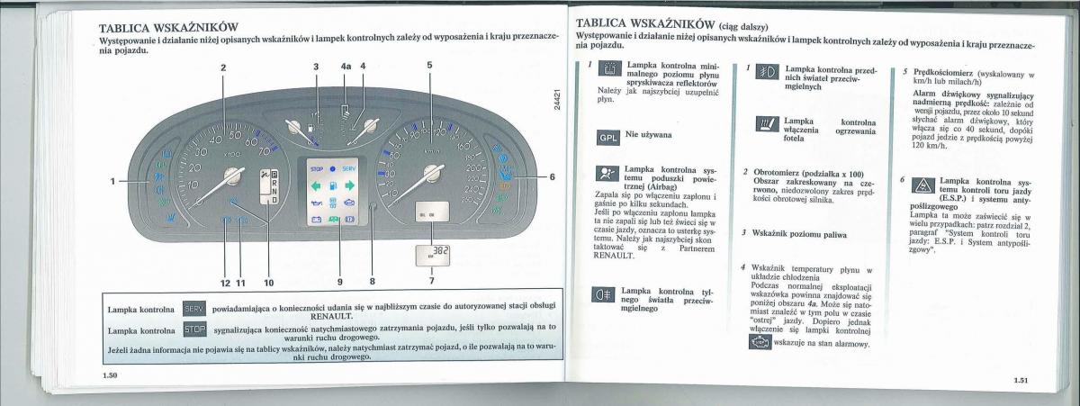 Renault Laguna II 2 instrukcja obslugi / page 30