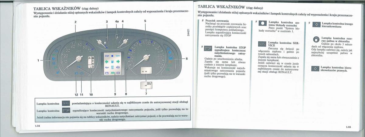 Renault Laguna II 2 instrukcja obslugi / page 32