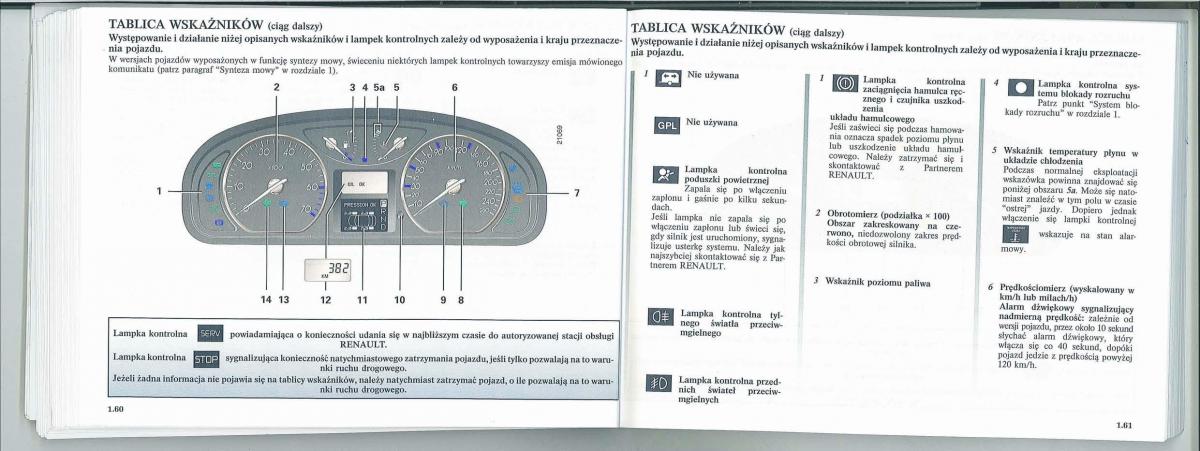 Renault Laguna II 2 instrukcja obslugi / page 35