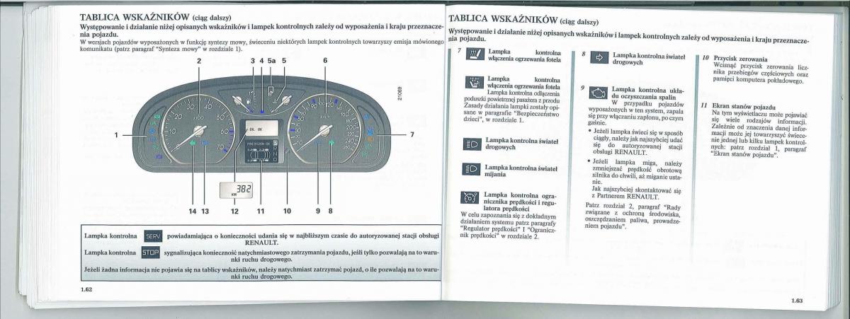 Renault Laguna II 2 instrukcja obslugi / page 36