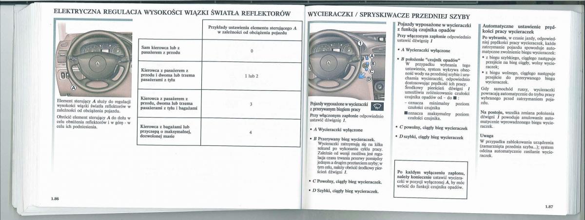 Renault Laguna II 2 instrukcja obslugi / page 48