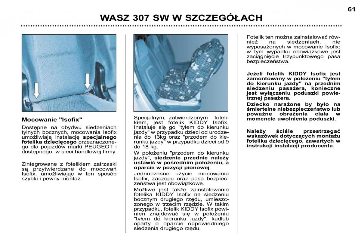 Peugeot 307 SW instrukcja obslugi / page 66