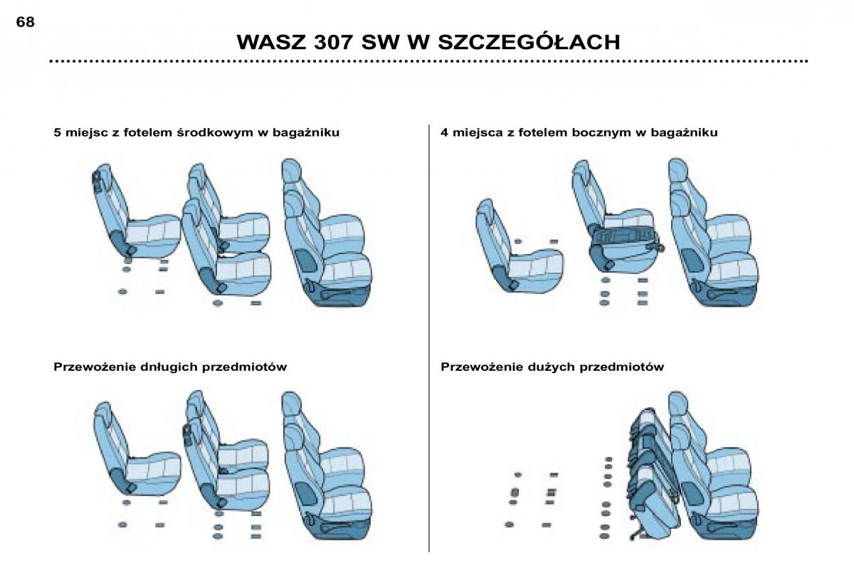 Peugeot 307 SW instrukcja obslugi / page 70