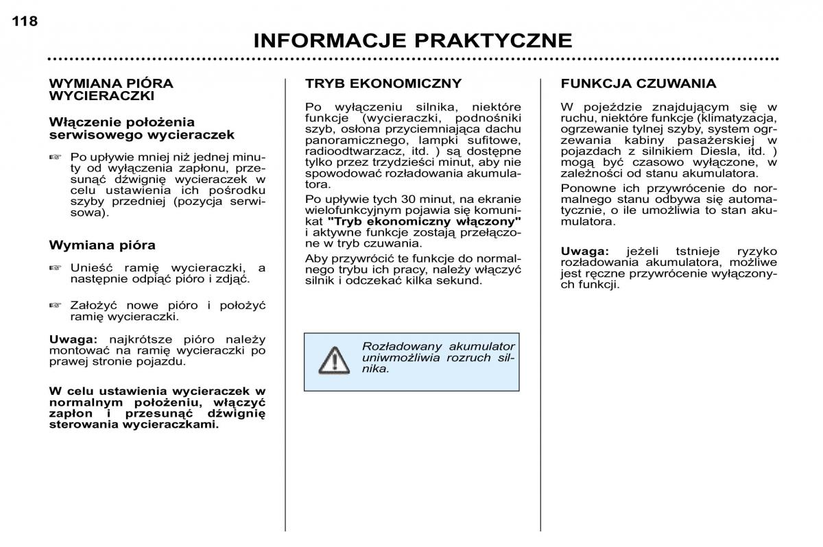 Peugeot 307 SW instrukcja obslugi / page 131