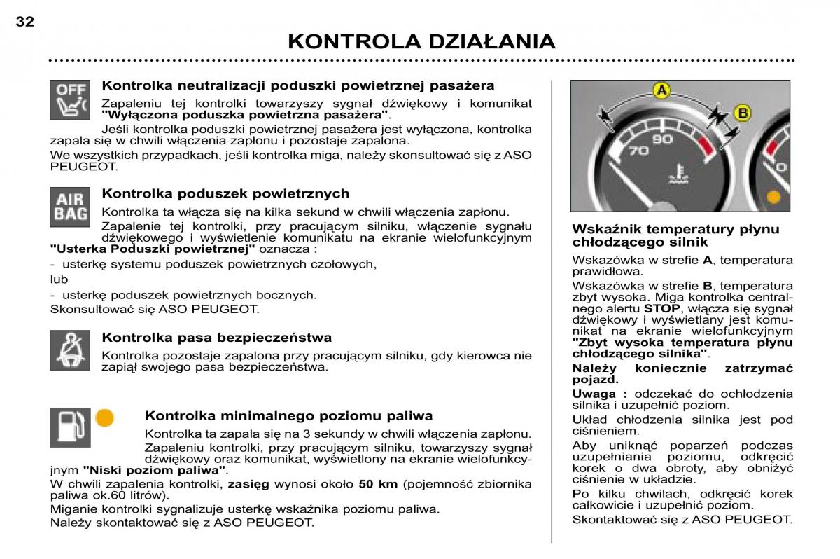 Peugeot 307 SW instrukcja obslugi / page 29