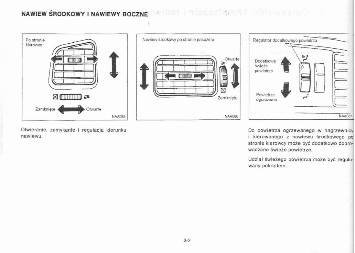 Nissan Primera P11 II instrukcja obslugi / page 58