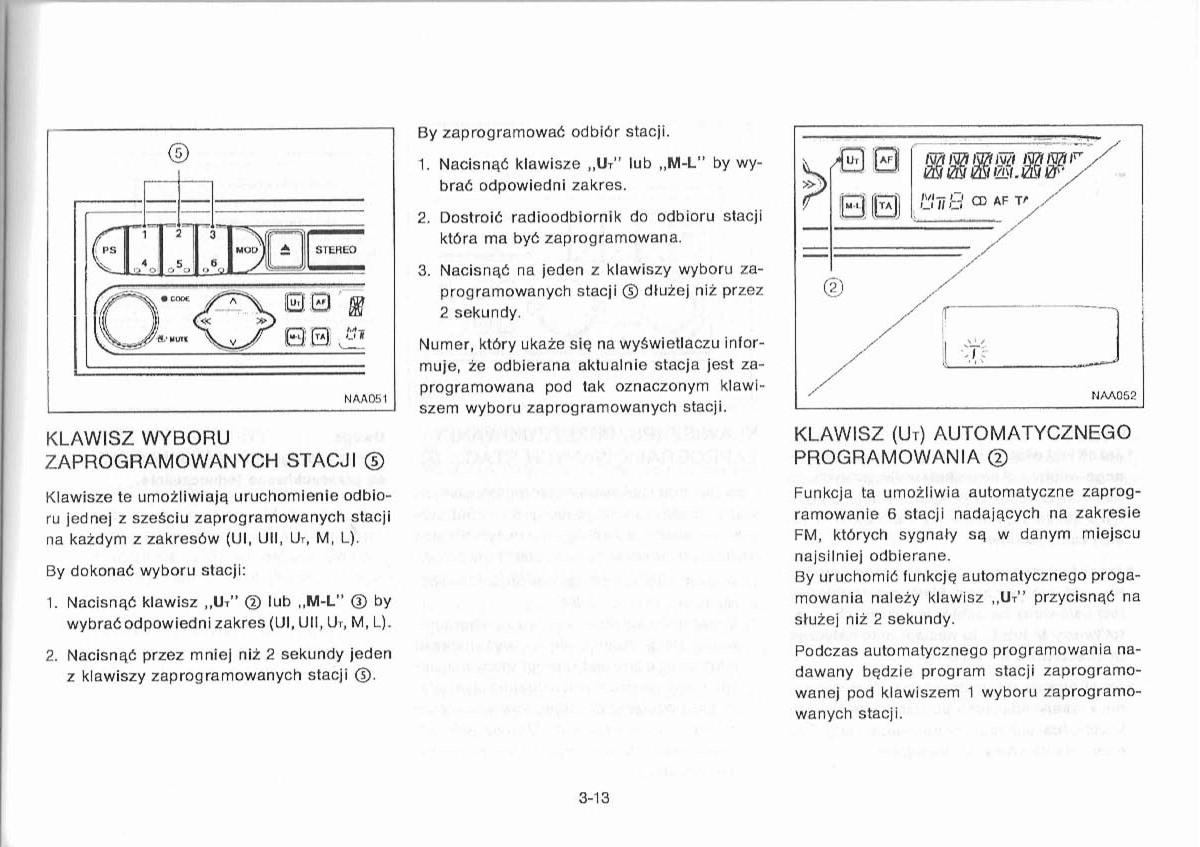 Nissan Primera P11 II instrukcja obslugi / page 69