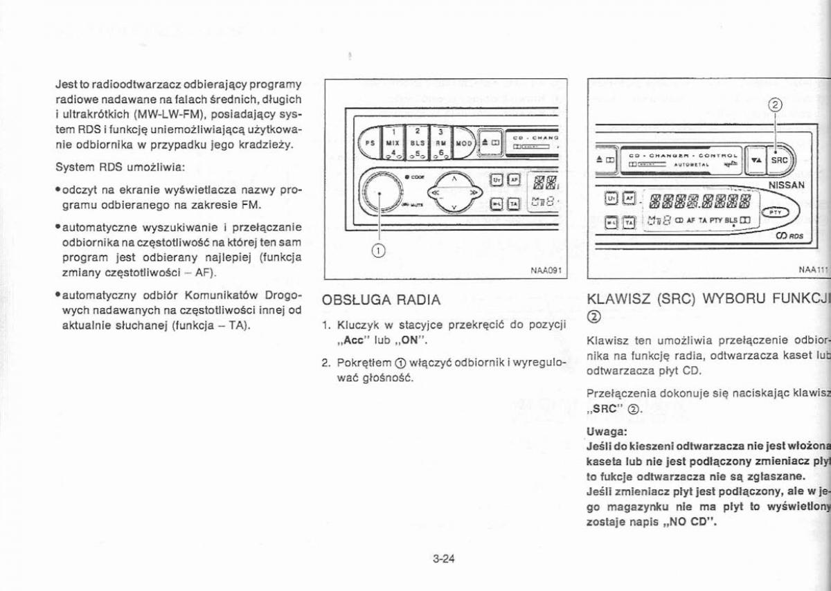 Nissan Primera P11 II instrukcja obslugi / page 80