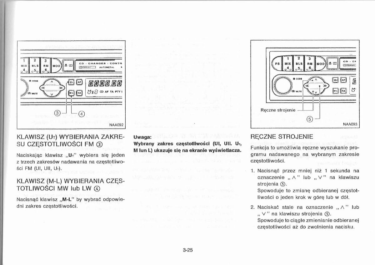 Nissan Primera P11 II instrukcja obslugi / page 81