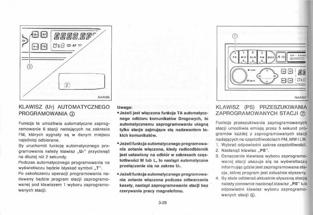 Nissan Primera P11 II instrukcja obslugi / page 84