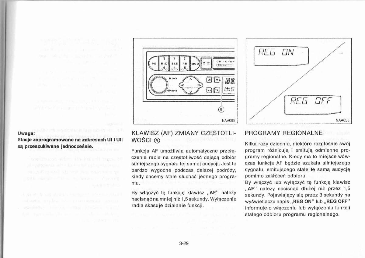 Nissan Primera P11 II instrukcja obslugi / page 85