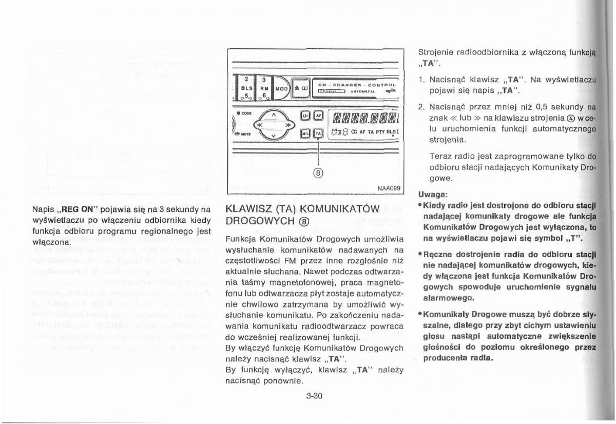 Nissan Primera P11 II instrukcja obslugi / page 86