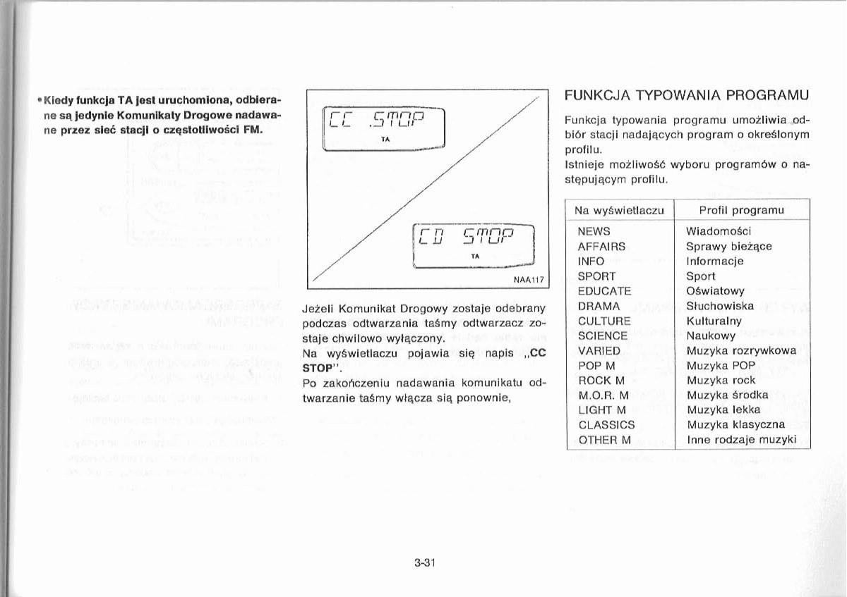 Nissan Primera P11 II instrukcja obslugi / page 87