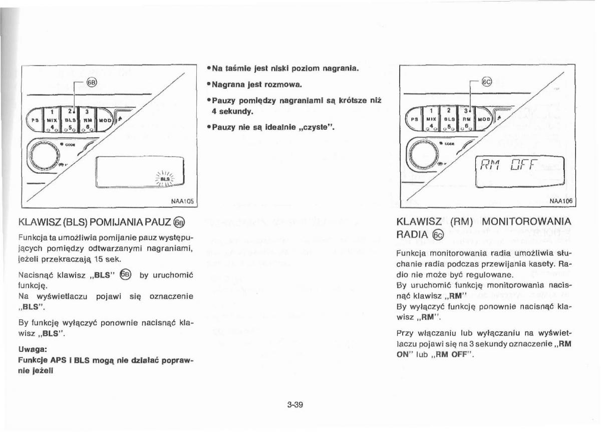 Nissan Primera P11 II instrukcja obslugi / page 95