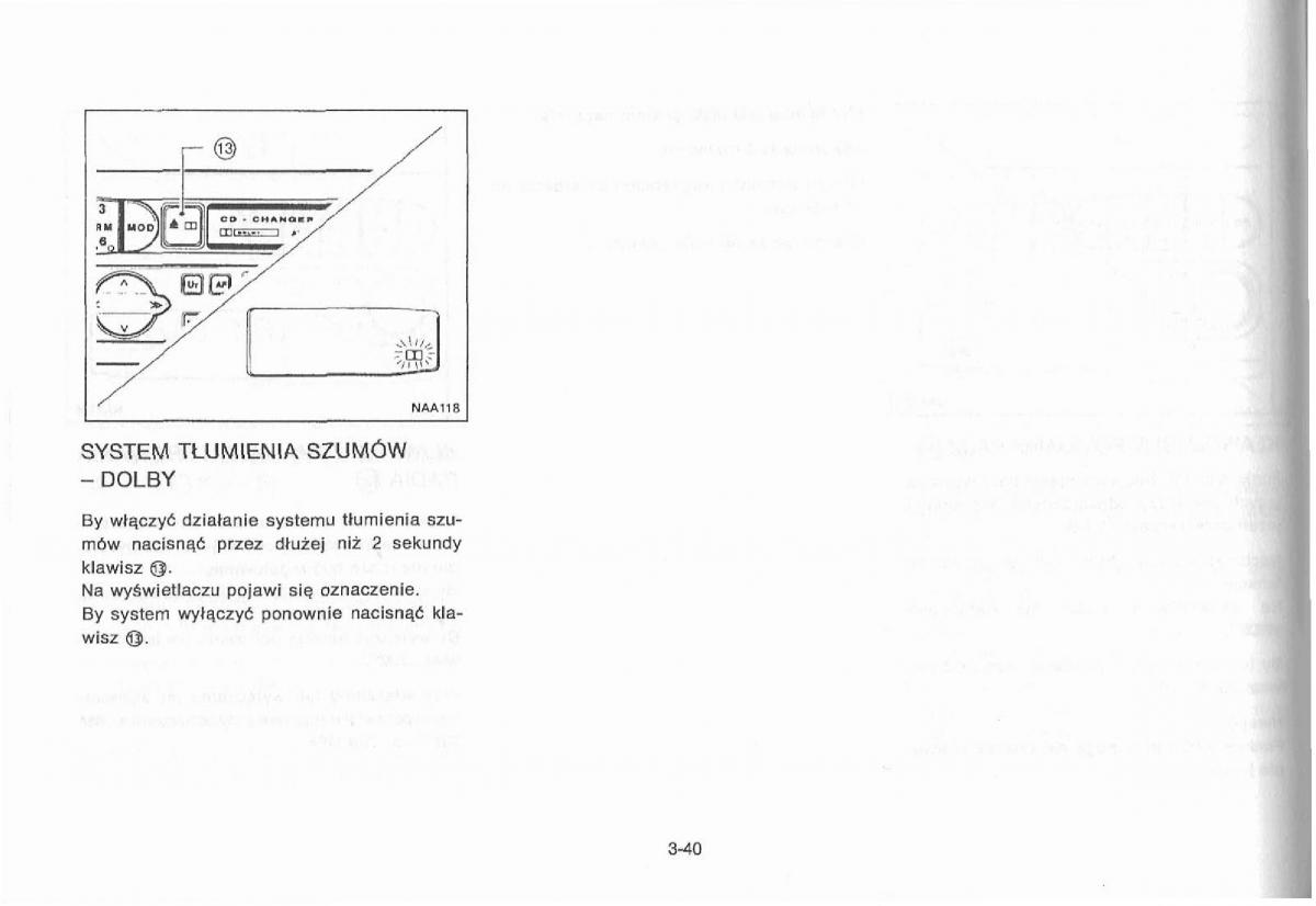 Nissan Primera P11 II instrukcja obslugi / page 96