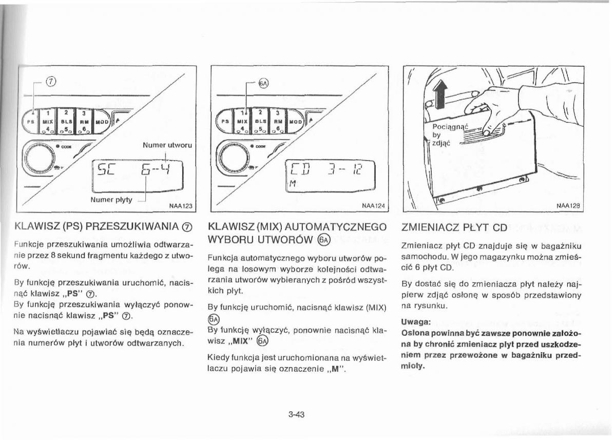 Nissan Primera P11 II instrukcja obslugi / page 99