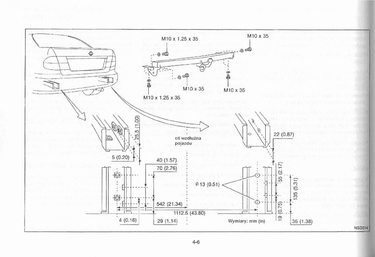 Nissan Primera P11 II instrukcja obslugi / page 108