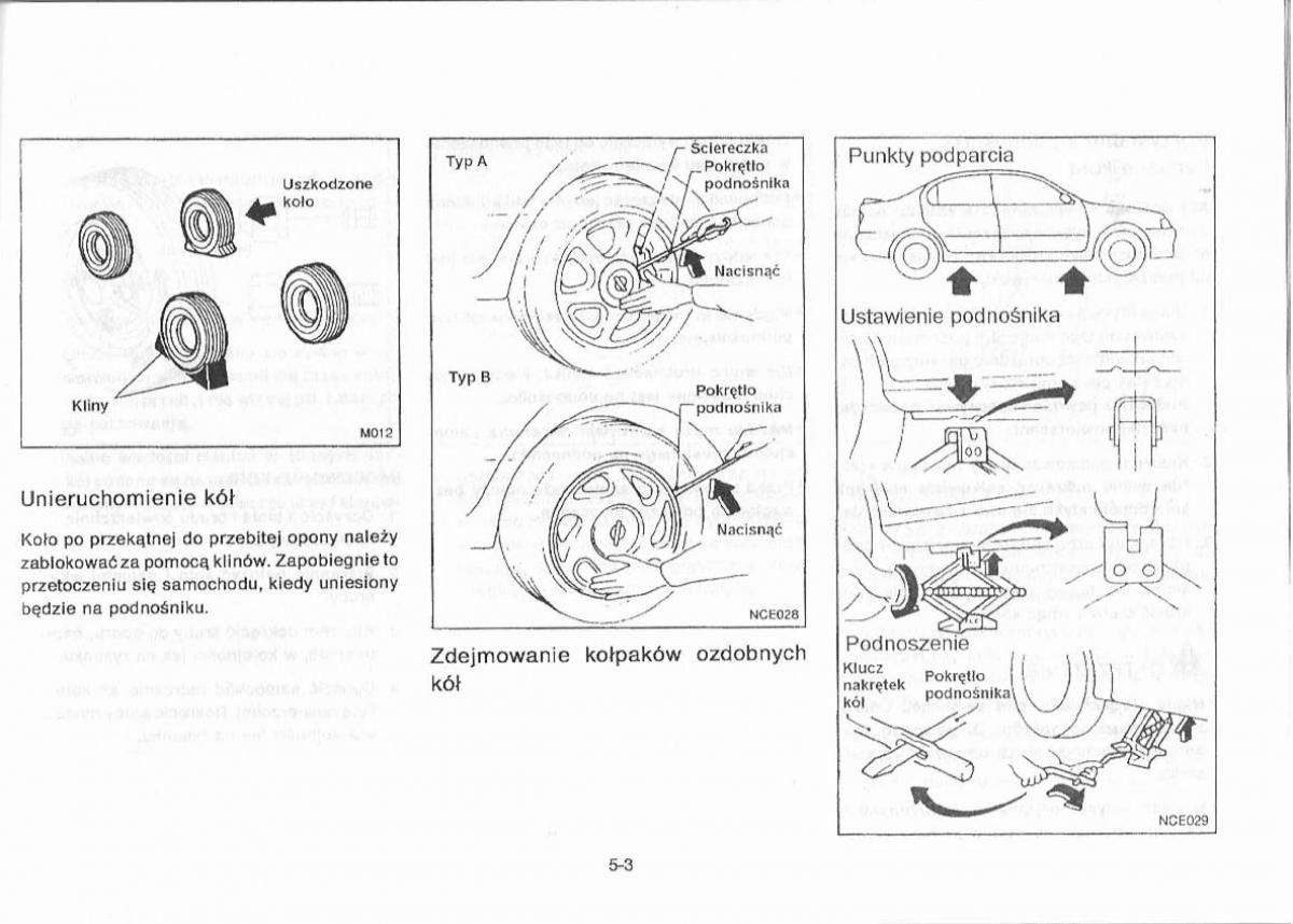 Nissan Primera P11 II instrukcja obslugi / page 123