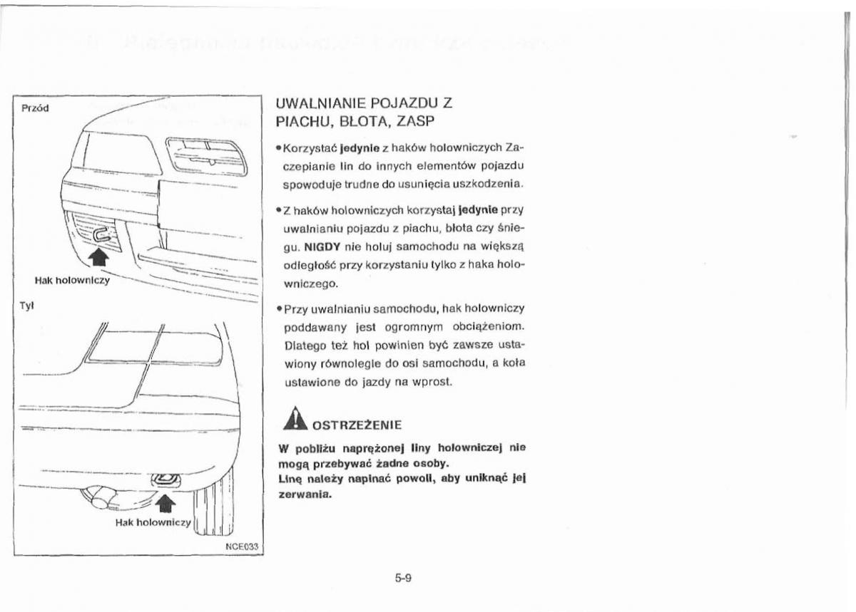 Nissan Primera P11 II instrukcja obslugi / page 129