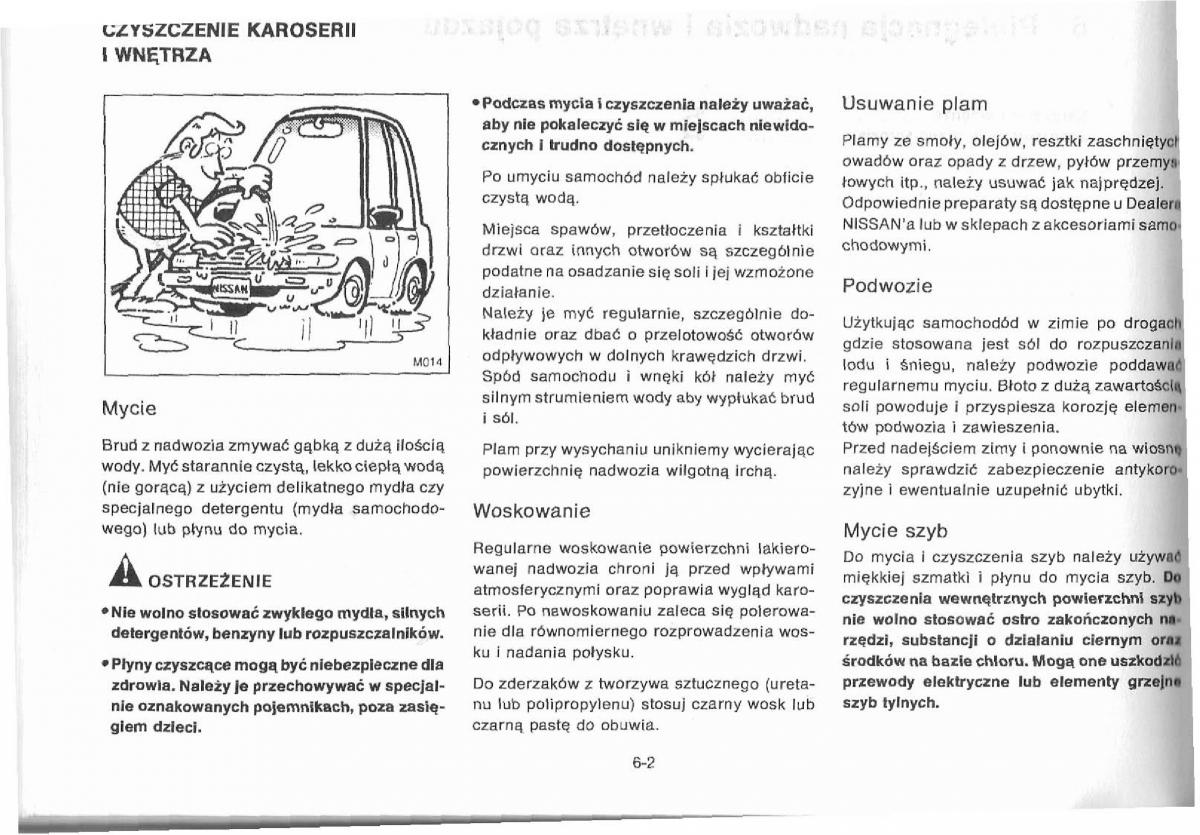 Nissan Primera P11 II instrukcja obslugi / page 132