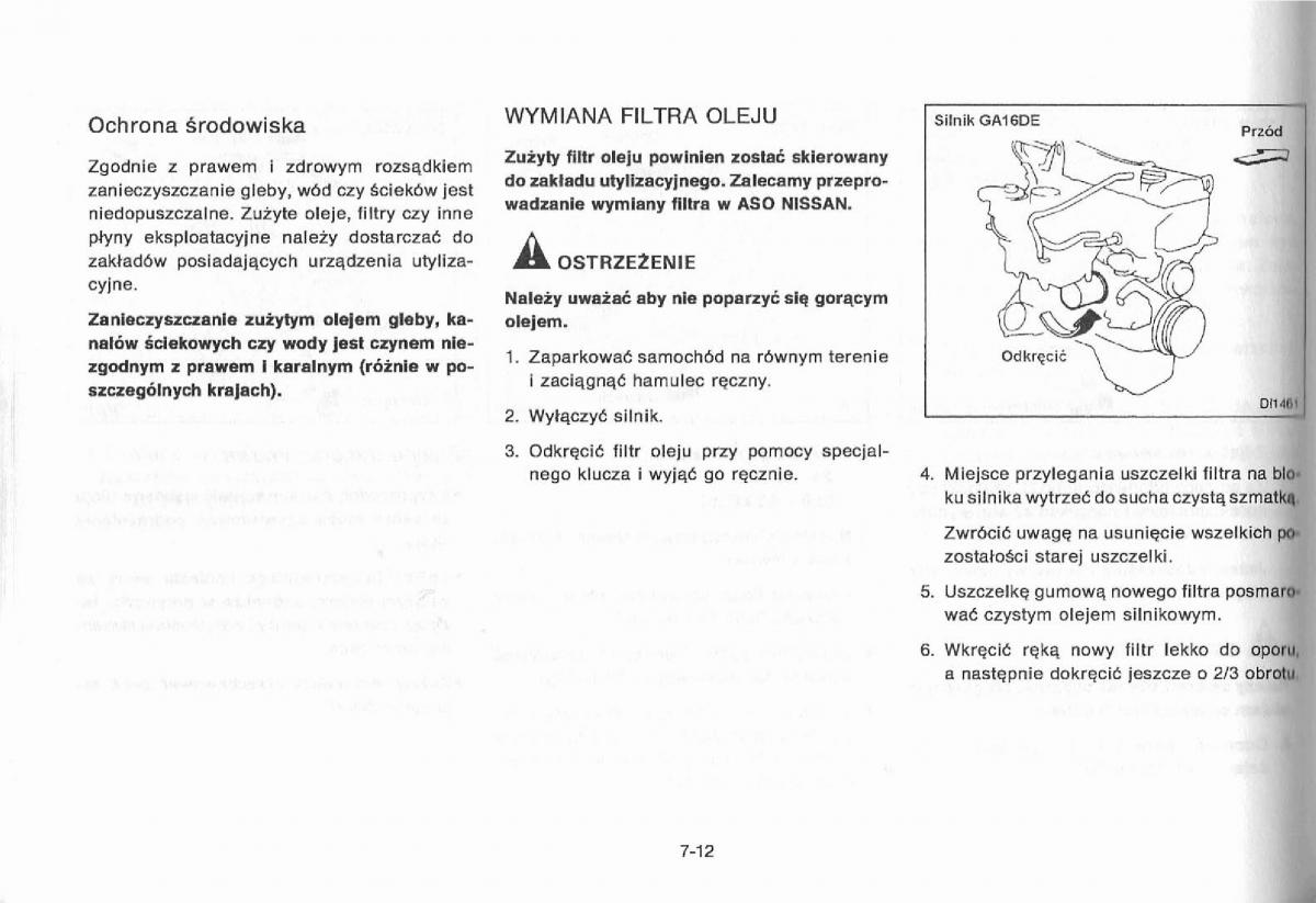 Nissan Primera P11 II instrukcja obslugi / page 146