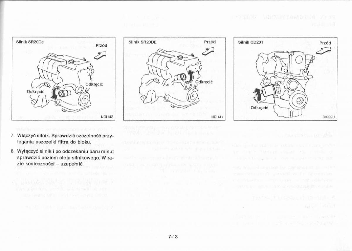 Nissan Primera P11 II instrukcja obslugi / page 147