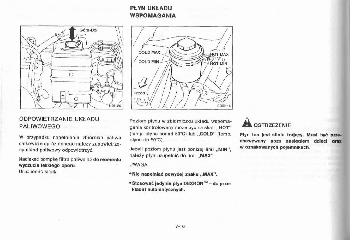 Nissan Primera P11 II instrukcja obslugi / page 150