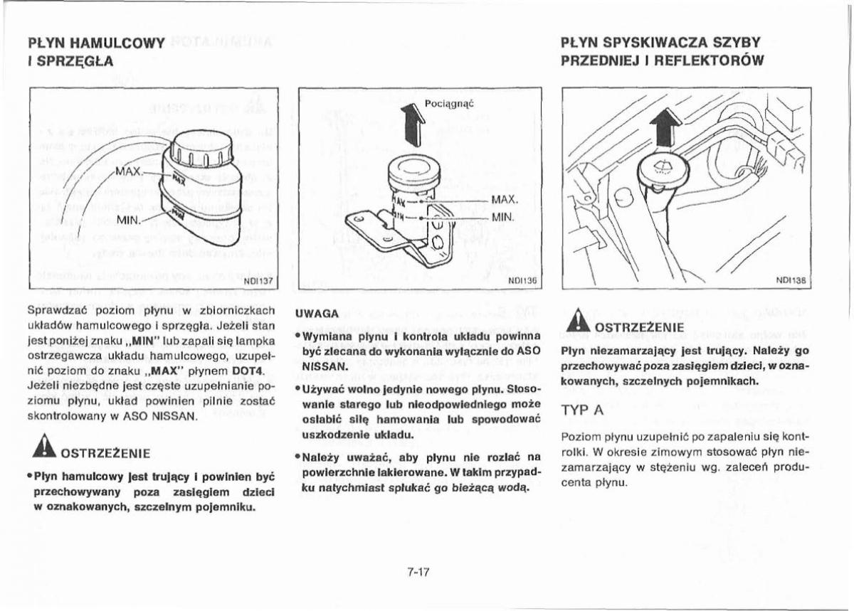 Nissan Primera P11 II instrukcja obslugi / page 151