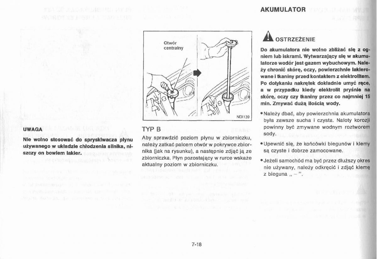 Nissan Primera P11 II instrukcja obslugi / page 152