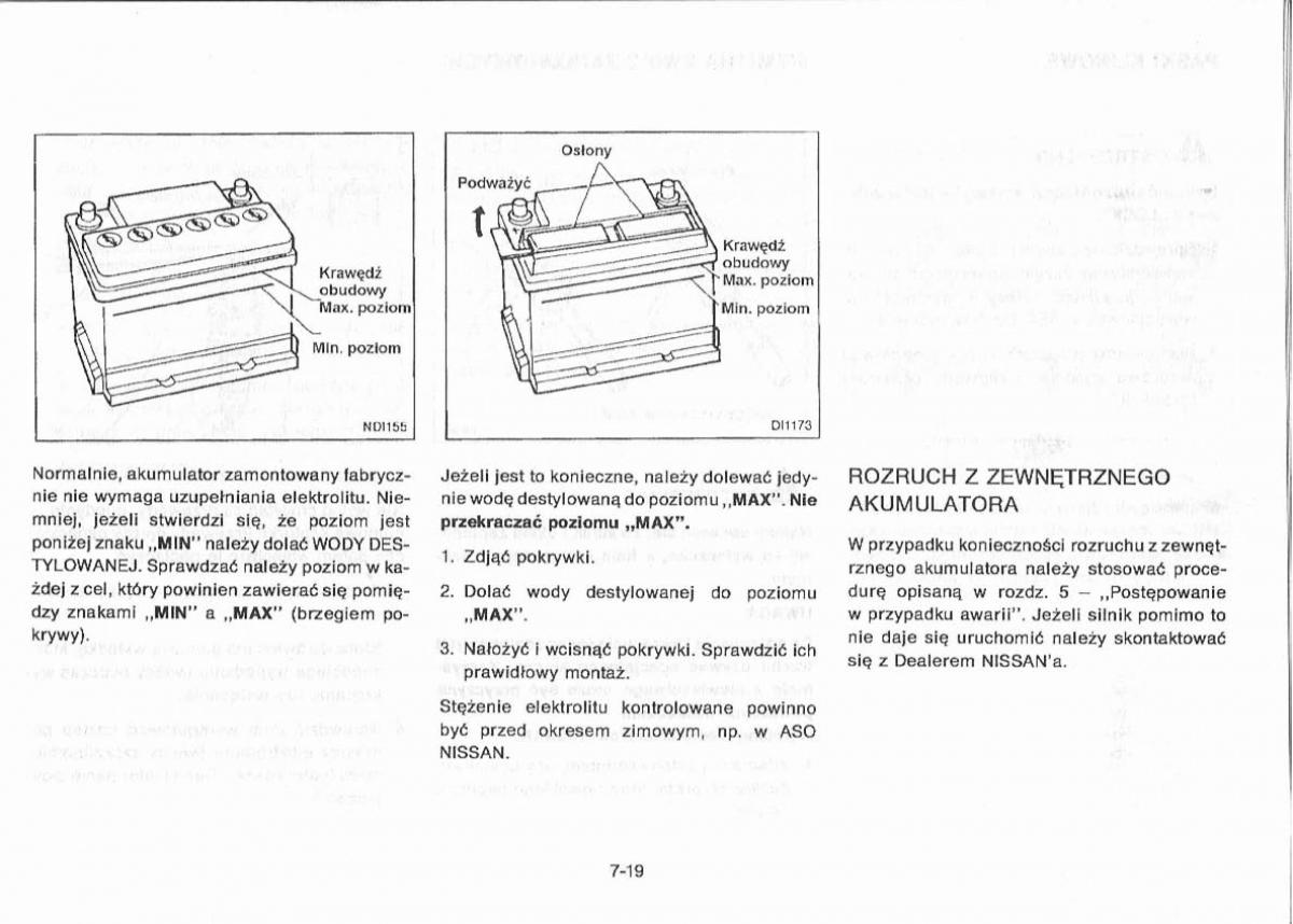 Nissan Primera P11 II instrukcja obslugi / page 153