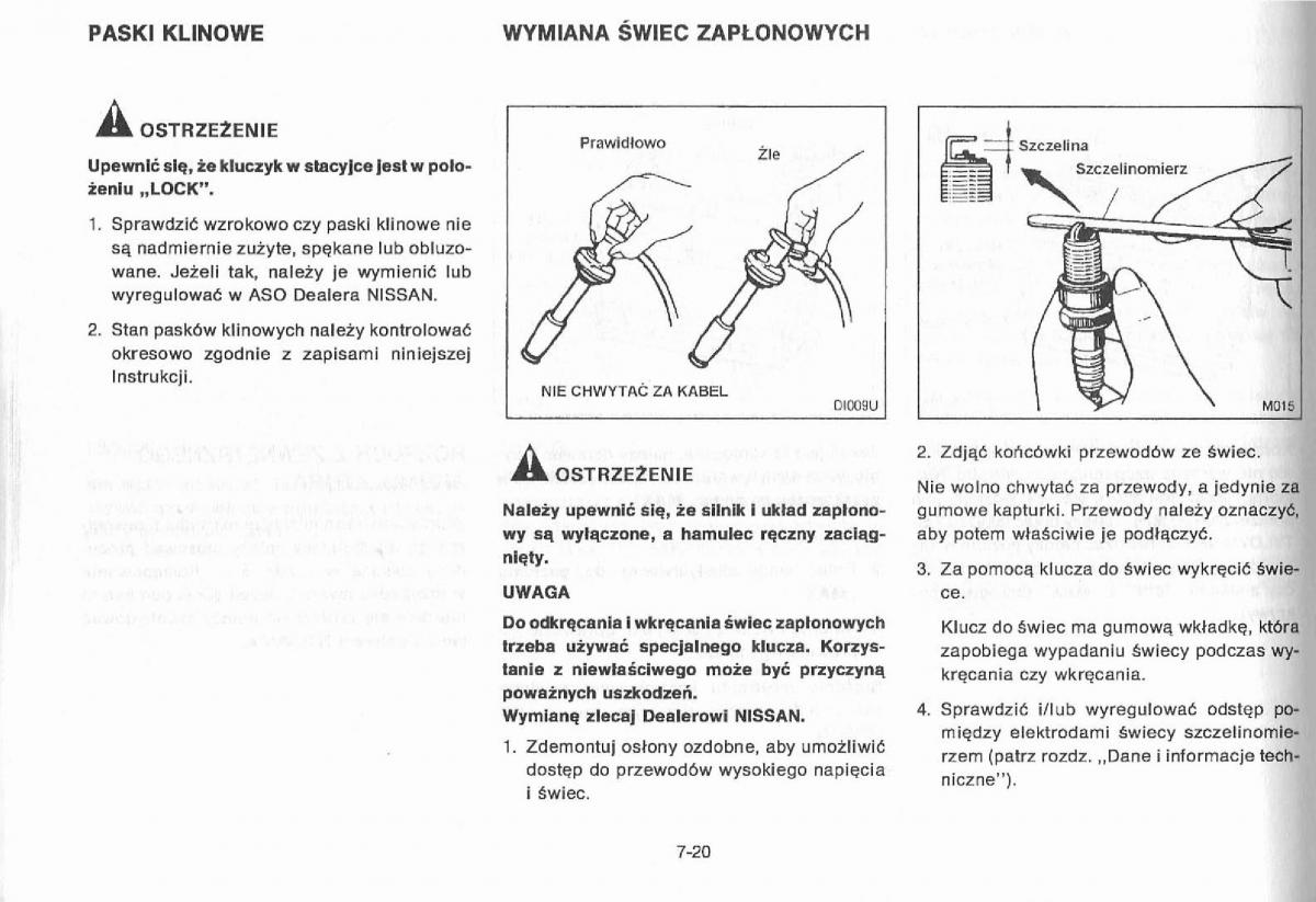 Nissan Primera P11 II instrukcja obslugi / page 154